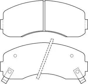 IPS Parts IBD-1K11 - Komplet Pločica, disk-kočnica www.molydon.hr