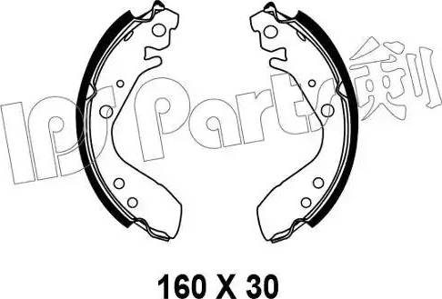 IPS Parts IBL-4493 - Kočiona obloga www.molydon.hr