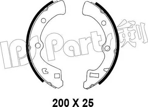 IPS Parts IBL-4406 - Kočiona obloga www.molydon.hr