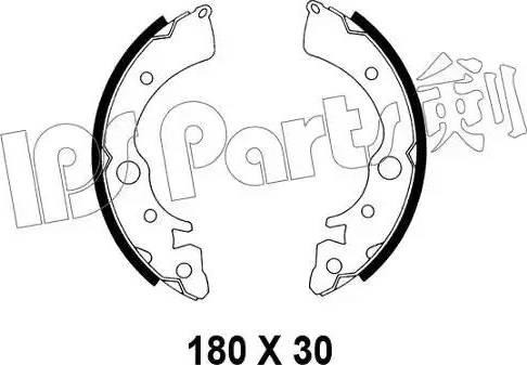 IPS Parts IBL-4403 - Kočiona obloga www.molydon.hr