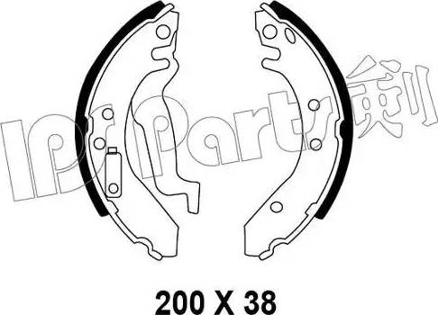 IPS Parts IBL-4410 - Kočiona obloga www.molydon.hr