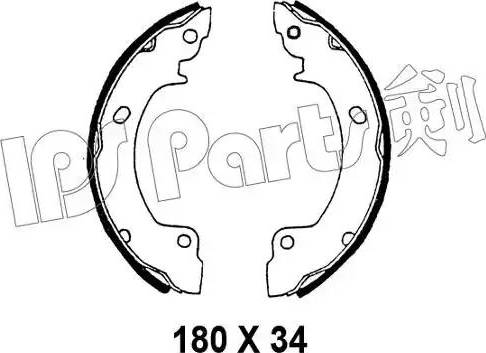 IPS Parts IBL-4596 - Kočiona obloga www.molydon.hr