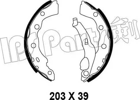 IPS Parts IBL-4500 - Kočiona obloga www.molydon.hr