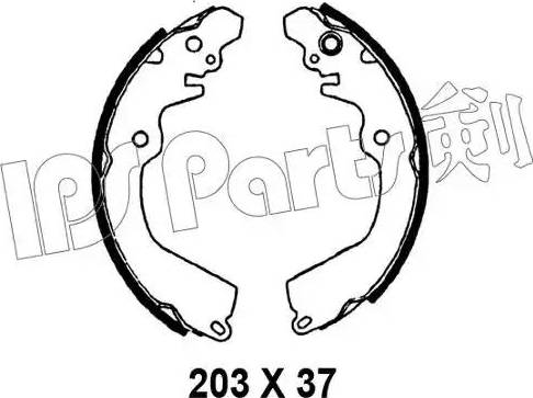 IPS Parts IBL-4586 - Kočiona obloga www.molydon.hr