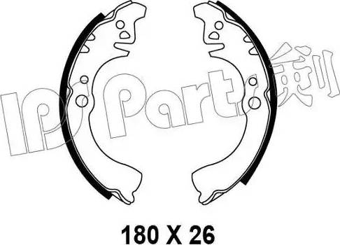 IPS Parts IBL-4611 - Kočiona obloga www.molydon.hr