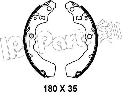 IPS Parts IBL-4613 - Kočiona obloga www.molydon.hr