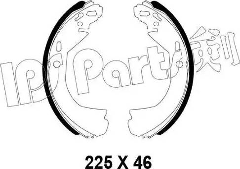 IPS Parts IBL-4098 - Kočiona obloga www.molydon.hr