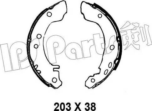 IPS Parts IBL-4010 - Kočiona obloga www.molydon.hr