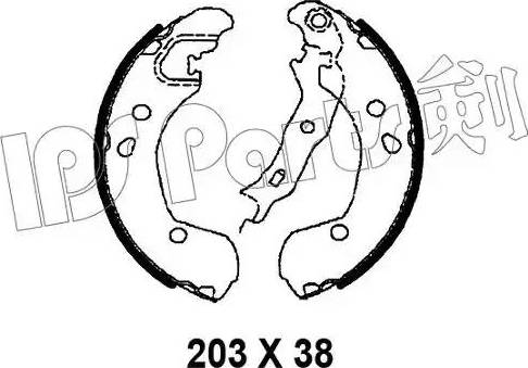 IPS Parts IBL-4190 - Kočiona obloga www.molydon.hr