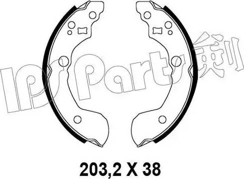 IPS Parts IBL-4191 - Kočiona obloga www.molydon.hr