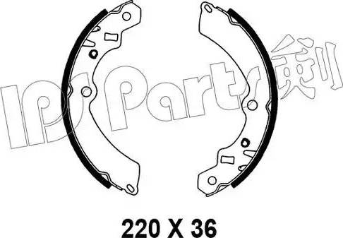 IPS Parts IBL-4812 - Kočiona obloga www.molydon.hr