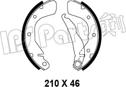 IPS Parts IBL-4387 - Kočiona obloga www.molydon.hr