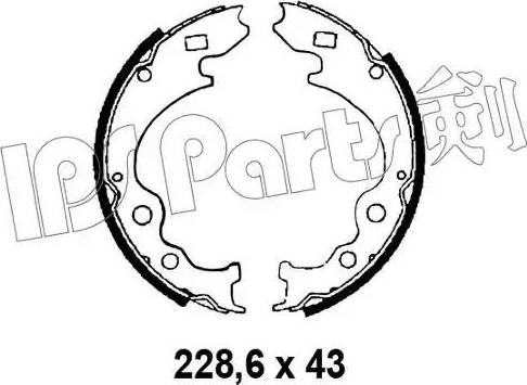 IPS Parts IBL-4332 - Kočiona obloga www.molydon.hr