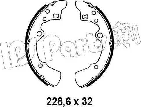 IPS Parts IBL-4329 - Kočiona obloga www.molydon.hr