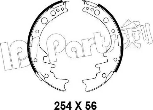 IPS Parts IBL-4224 - Kočiona obloga www.molydon.hr