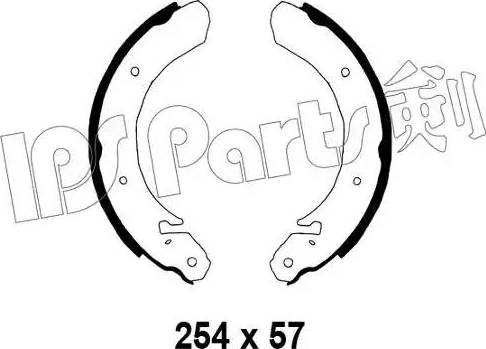 IPS Parts IBL-4H00 - Kočiona obloga www.molydon.hr