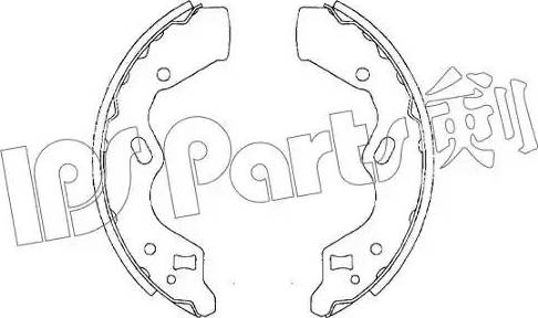 IPS Parts IBL-4K07 - Kočiona obloga www.molydon.hr