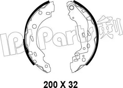 IPS Parts IBL-4M00 - Kočiona obloga www.molydon.hr