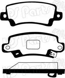 IPS Parts IBR-1257 - Komplet Pločica, disk-kočnica www.molydon.hr