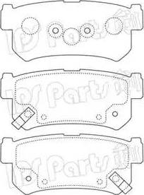 IPS Parts IBR-1S00 - Komplet Pločica, disk-kočnica www.molydon.hr