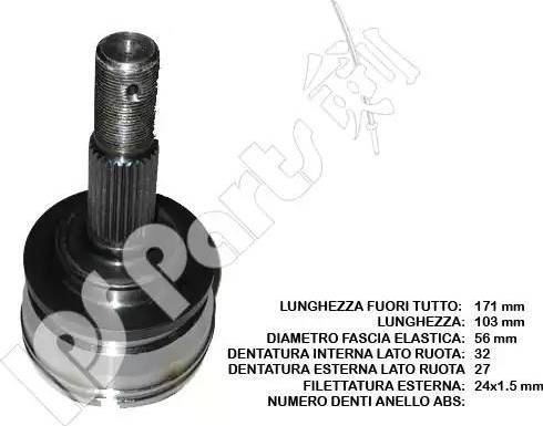 IPS Parts ICJ-10190 - Kardan, Pogonska osovina www.molydon.hr