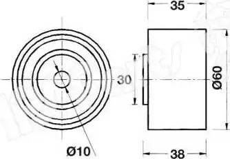 IPS Parts ITB-6904 - Natezač remena, zupčasti remen  www.molydon.hr