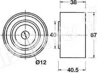 IPS Parts ITB-6908 - Natezač remena, zupčasti remen  www.molydon.hr