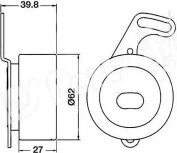 IPS Parts ITB-6404 - Natezač remena, zupčasti remen  www.molydon.hr