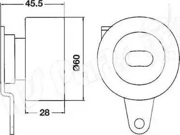 IPS Parts ITB-6411 - Natezač remena, zupčasti remen  www.molydon.hr