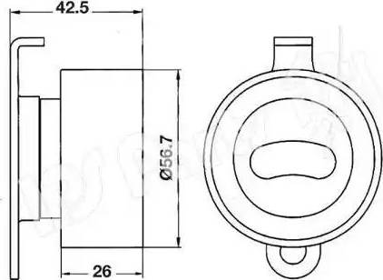 IPS Parts ITB-6413 - Natezač remena, zupčasti remen  www.molydon.hr