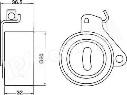 IPS Parts ITB-6509 - Natezač remena, zupčasti remen  www.molydon.hr