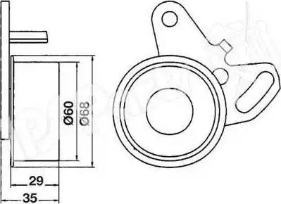 IPS Parts ITB-6508 - Natezač remena, zupčasti remen  www.molydon.hr