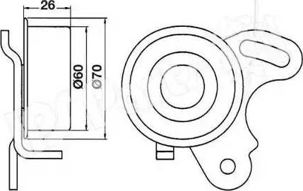 IPS Parts ITB-6503 - Natezač, zupčasti remen  www.molydon.hr