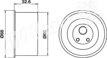 IPS Parts ITB-6507 - Natezač remena, zupčasti remen  www.molydon.hr