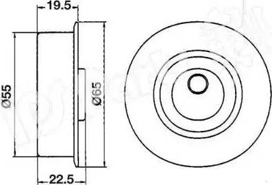 IPS Parts ITB-6514 - Natezač remena, zupčasti remen  www.molydon.hr