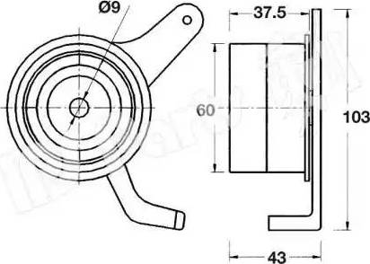 IPS Parts ITB-6516 - Natezač remena, zupčasti remen  www.molydon.hr