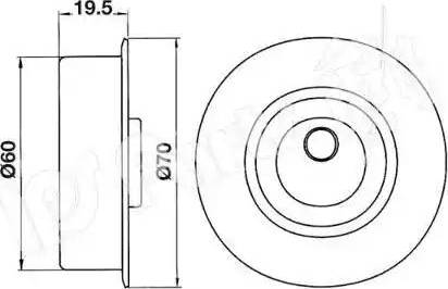 IPS Parts ITB-6518 - Natezač remena, zupčasti remen  www.molydon.hr