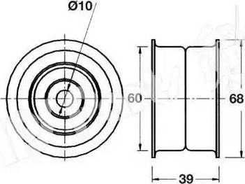 IPS Parts ITB-6517 - Natezač remena, zupčasti remen  www.molydon.hr