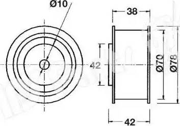 IPS Parts ITB-6533 - Natezač remena, zupčasti remen  www.molydon.hr