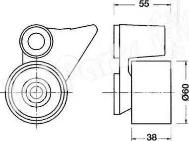 IPS Parts ITB-6520 - Natezač remena, zupčasti remen  www.molydon.hr