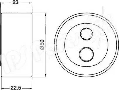 IPS Parts ITB-6608 - Natezač remena, zupčasti remen  www.molydon.hr