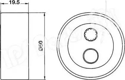 IPS Parts ITB-6607 - Natezač remena, zupčasti remen  www.molydon.hr