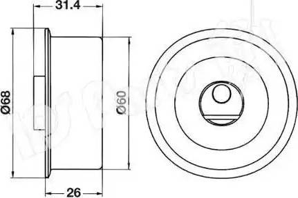 IPS Parts ITB-6102 - Natezač remena, zupčasti remen  www.molydon.hr