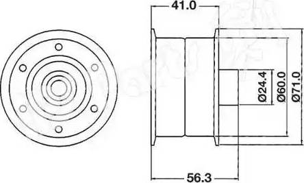 IPS Parts ITB-6114 - Natezač remena, zupčasti remen  www.molydon.hr