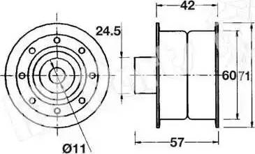 IPS Parts ITB-6113 - Natezač remena, zupčasti remen  www.molydon.hr