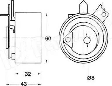 IPS Parts ITB-6123 - Natezač, zupčasti remen  www.molydon.hr