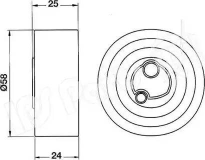 IPS Parts ITB-6800 - Natezač remena, zupčasti remen  www.molydon.hr