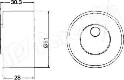 IPS Parts ITB-6801 - Natezač remena, zupčasti remen  www.molydon.hr