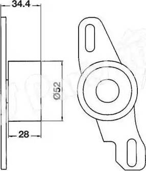 IPS Parts ITB-6803 - Natezač remena, zupčasti remen  www.molydon.hr