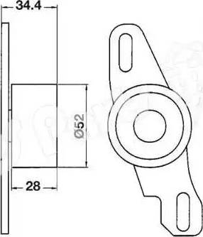 IPS Parts ITB-6802 - Natezač remena, zupčasti remen  www.molydon.hr